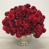 Silk red rose arrangement