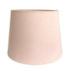 Lamp Shade; Cotton, pale blush,