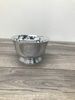 Small Plastic Silver Footed Bowl