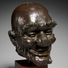 Life-Size Grotesque Bronze Head II