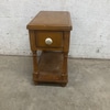 Wooden Side Table with Drawer