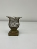 Small Woven Metal  Urn