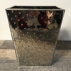 Large Chrome Dimple Vase