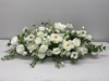 SILK Large White Mantel Arrangement
