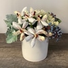 SILK Cool Arrangement in White Cylinder Arrangements B