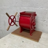 Vintage Red Manual Apple Grinder