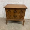 Vintage Wooden Cabinet with Carved Accents