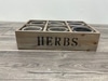 6 Rustic Pots In A wooden Tray
