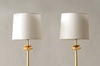 Pair of Small Conical White Shades