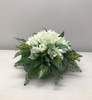 SILK Round White Centerpiece Arrangements