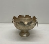 Large Silver Art Deco Crown Bowl