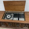 Vintage Wooden Record Player Cabinet
