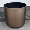 Brushed Bronze Cylinder Planter
