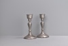Pair of Pewter Candle Sticks