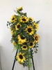 SILK Yellow Sunflower Easel Spray