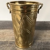 Gold Floral Bucket