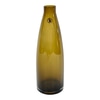Bottle; Glass, smoky amber, elongated