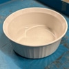 Casserole Dish, Ceramic, White, Round, 8x3”