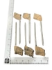 Rubber Aged Taped Nail Shank x10