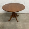 Round Wooden Pedestal Table