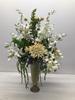 SILK Tall Mixed Cream Lily Arrangements