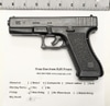 Glock 17 Prop Gun replica, composite, moving parts, non-firing
