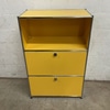 Yellow Metal Storage Cabinet
