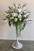 SILK Historic Church arrangement With Gladiola