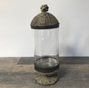 Wicker and Glass Cylinder A