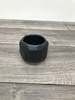 Black Ceramic Round Vase