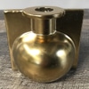 Short Gold Ceramic Deco style ceramic vase