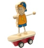 Cleared Toy; Skateboard Kid, wooden,