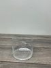 Clear Cylindrical Glass Vase