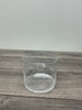 Clear Cylindrical Glass Vase