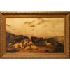 Pastoral Scene Cows Reproduction