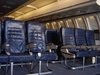 Seat - Coach - 737 - Triple - Port - Blue leather
