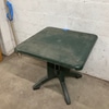 Square Green Plastic Outdoor Table