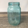 Turquoise Mason Jar A