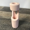 Vintage Ceramic Pink Dual Valve Vase C