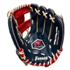 Baseball Glove; Navy, red and white accents, leather, kids