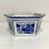 Asian Blue and White Hexagon Planter