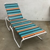 Modern Striped Lounge Chair
