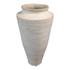 White Ceramic Handmade Tapered Vase