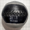 Soft 25lb Weighted Medicine Ball, Grey