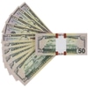 $5,000 New Series Full Print Prop Money Stack