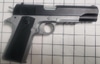Replica - Colt M1911, Pistol, 45 ACP, Two Tone, Rail, Black Grip