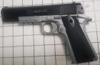 Replica - Colt M1911, Pistol, 45 ACP, Two Tone, Rail, Black Grip