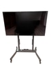 Rolling TV Stand With 65" TV