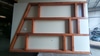 Angled Wooden Book Shelf 8'6"x13'
