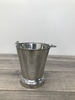 Small Silver Bucket WITH Handle